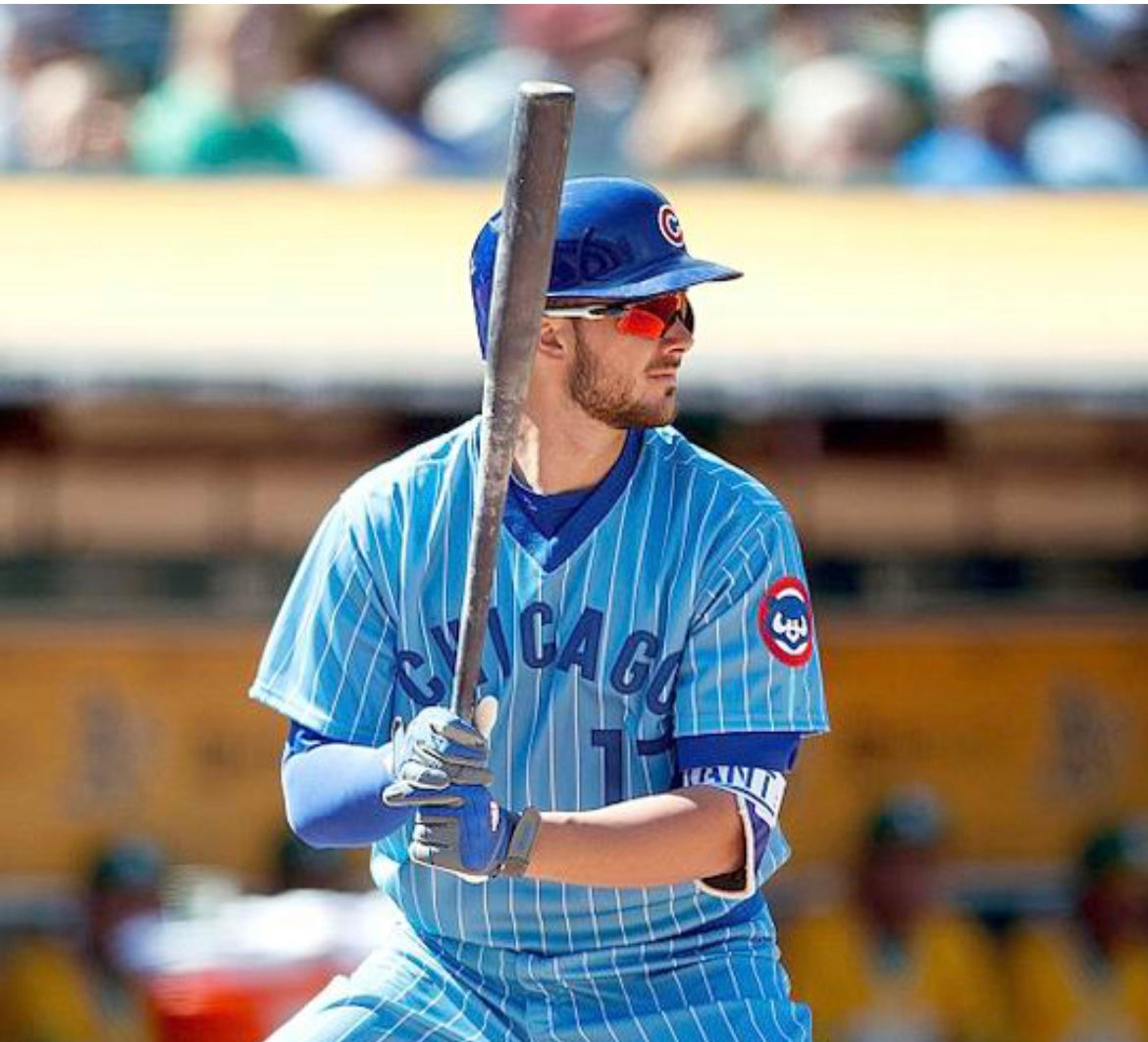 Kris Bryant Chicago Cubs Official MLB Majestic Throwback Jersey