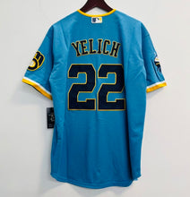 Christian Yelich #22 Milwaukee Brewers Official MLB City Connect Jersey