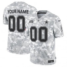 Any name & Number customized Dallas Cowboys Official NFL Nike Salute to Service Jersey