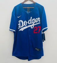 Trevor Bauer Los Angeles Dodgers Official MLB Nike jersey blue