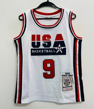 Michael Jordan YOUTH KIDS USA Basketball Olympic Dream Team Mitchell & Ness Jersey white
