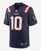 Drake Maye New England Patriots Official NFL Nike YOUTH KIDS Jersey blue