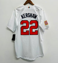 Clayton Kershaw Team USA Baseball Jersey Nike white
