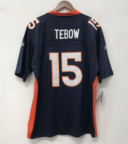 Tim Tebow Denver Broncos Official NFL Reebok Jersey blue
