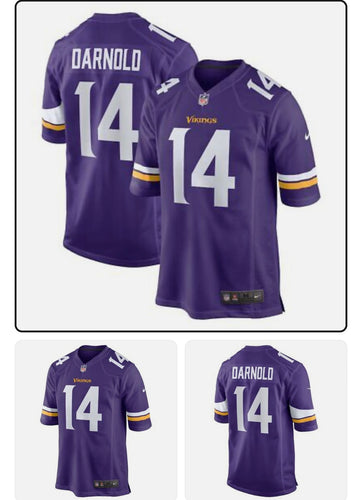 Sam Darnold YOUTH KIDS Minnesota Vikings Official NFL Jersey