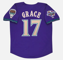 Mark Grace Arizona Diamondbacks 2001 World Series Official MLB Jersey Purple