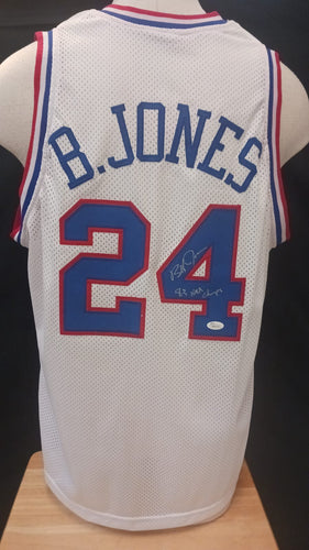 Bobby Jones autographed Philadelphia 76ers jersey JSA Witnessed COA