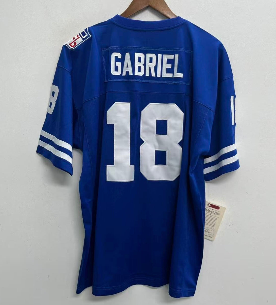 希少NFL 名選手 ロサンゼルスラムズ ゲームシャツMITCHELL&NESS Roman Gabriel 1969 Los Angeles Rams NFL Mitchell & Ness Jersey