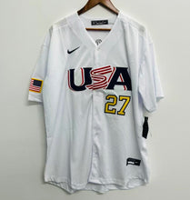 Mike Trout Team USA Baseball jersey Nike white