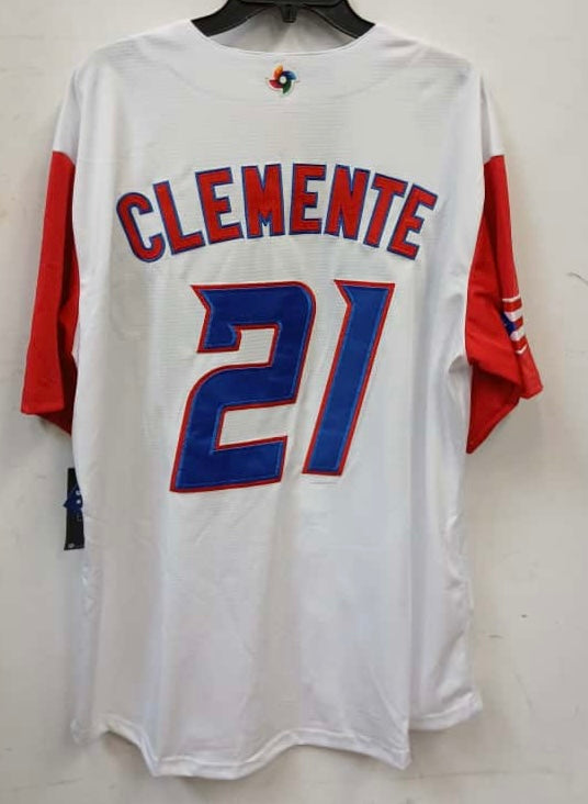 Roberto Clemente Puerto Rico Official Nike jersey