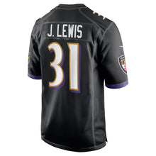 Jamal Lewis Baltimore Ravens Official NFL Nike Jersey black
