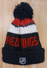 Detroit Red Wings NHL New Era winter Hat with Pom Pom