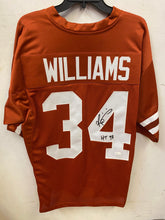 Ricky Williams Texas Longhorns autographed jersey With JSA Witnessed COA