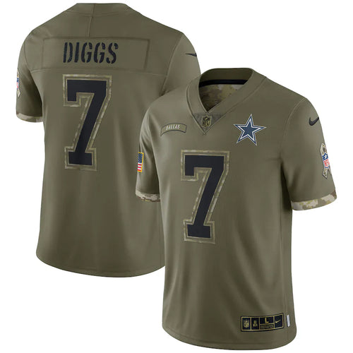 Dallas Cowboys Any Name & Number customized YOUTH KIDS Official NFL Salute to Service Jersey