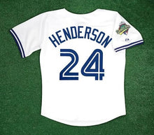 Rickey Henderson Toronto Blue Jays 1993 World Series Official MLB Majestic Jersey White