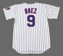 Javier Baez Chicago Cubs Official MLB Majestic Throwback Jersey gray