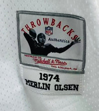 Merlin Olsen 1974 Los Angeles Rams NFL Mitchell & Ness Jersey