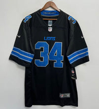 Alex Anzalone Detroit Lions Jersey black 2025