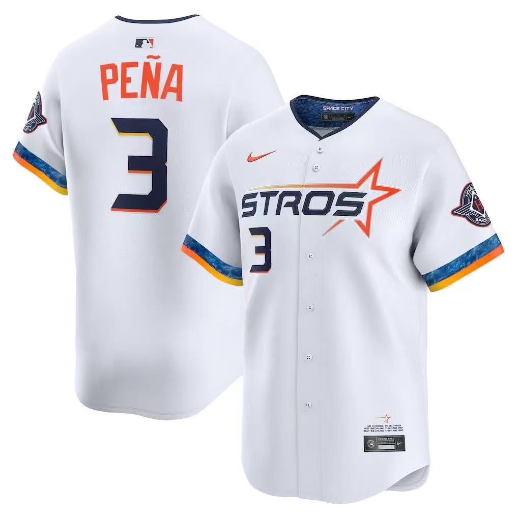 Jeremy Pena Houston Astros 2025 Official MLB NIKE Jersey