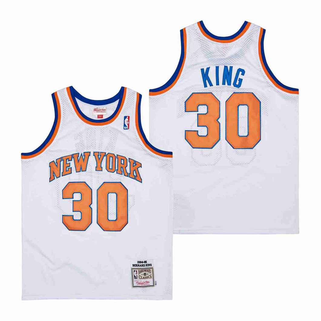 Bernard King New York Knicks Jersey Mitchell & Ness White