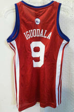 Andre Iguodala Philadelphia 76ers Official NBA Adidas  Jersey Red