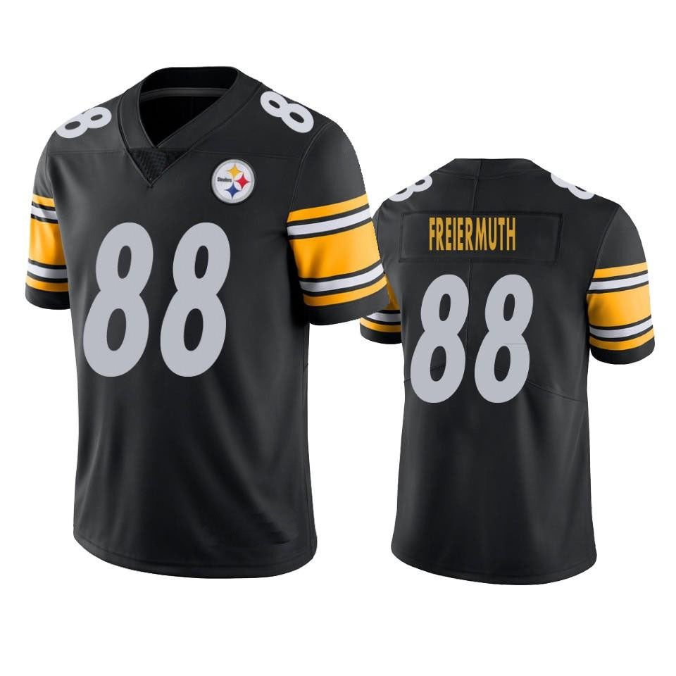 Pat Freiermuth Pittsburgh Steelers Jersey black – Classic Authentics