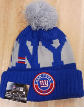 New York Giants NFL New Era winter knit Hat with Pom Pom