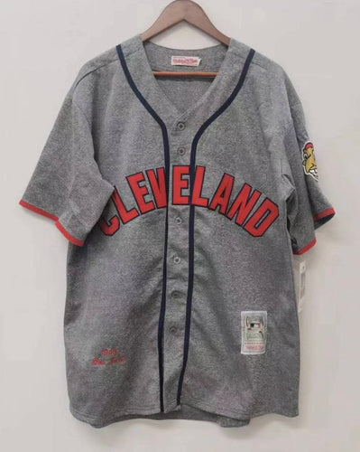 Bob Feller Cleveland Indians Official MLB Jersey Mitchell & Ness