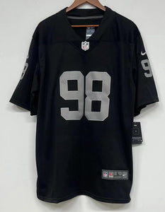 Maxx Crosby Las Vegas Raiders Official NFL Nike Jersey black