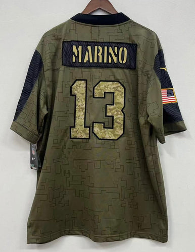 Dan Marino Miami Dolphins Official NFL Nike military salute to service Jersey