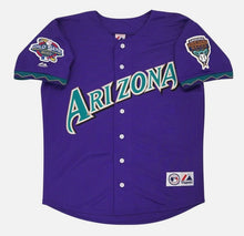 Curt Schilling Arizona Diamondbacks 2001 World Series Official MLB Jersey Purple