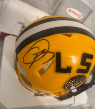 Odell Beckham Jr.  Autographed LSU Tigers Mini Helmet with COA Photo signing