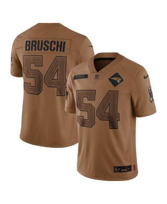 Tedy Bruschi New England Patriots Official NFL military salute to service Nike Jersey