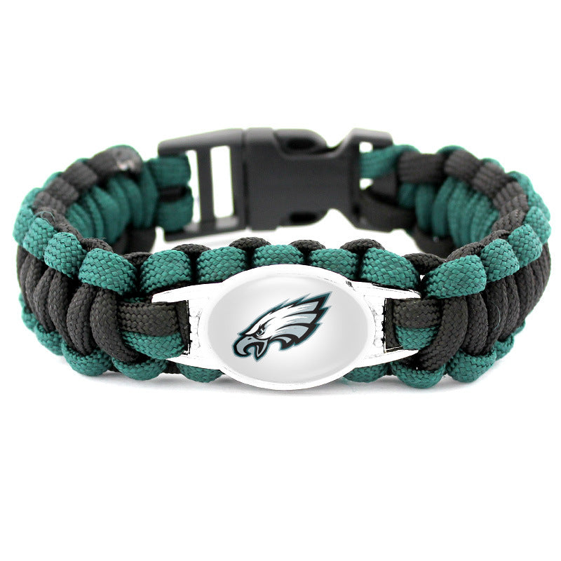Philadelphia Eagles snap clasp bracelet