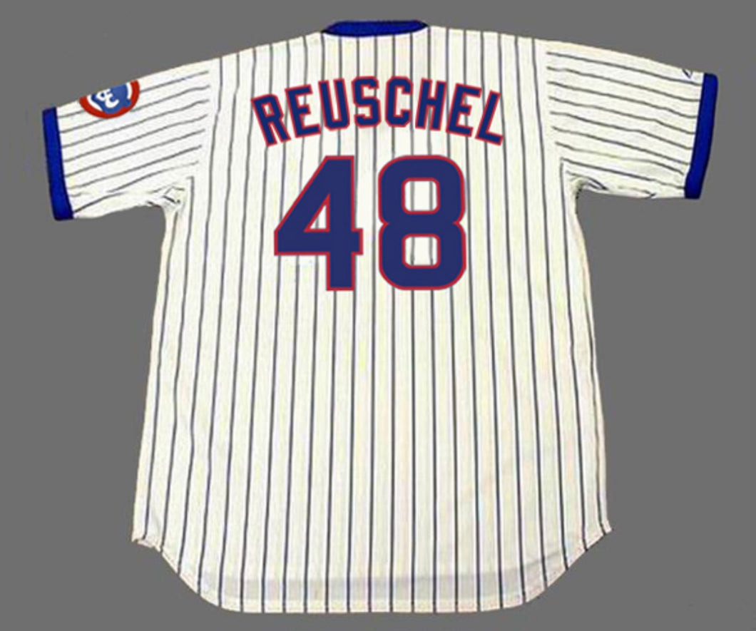 Rick Reuschel 1980 Chicago Cubs Official MLB Majestic Jersey