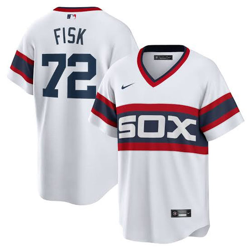 Carlton Fisk Chicago White Sox Jersey Nike