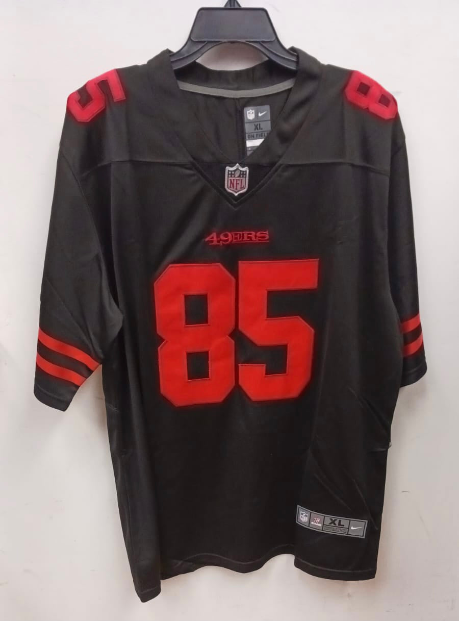 George Kittle San Francisco 49ers Official NFL Nike Jersey black
