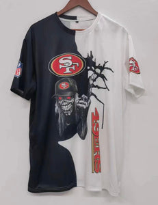 San Francisco 49ers skeleton T shirt