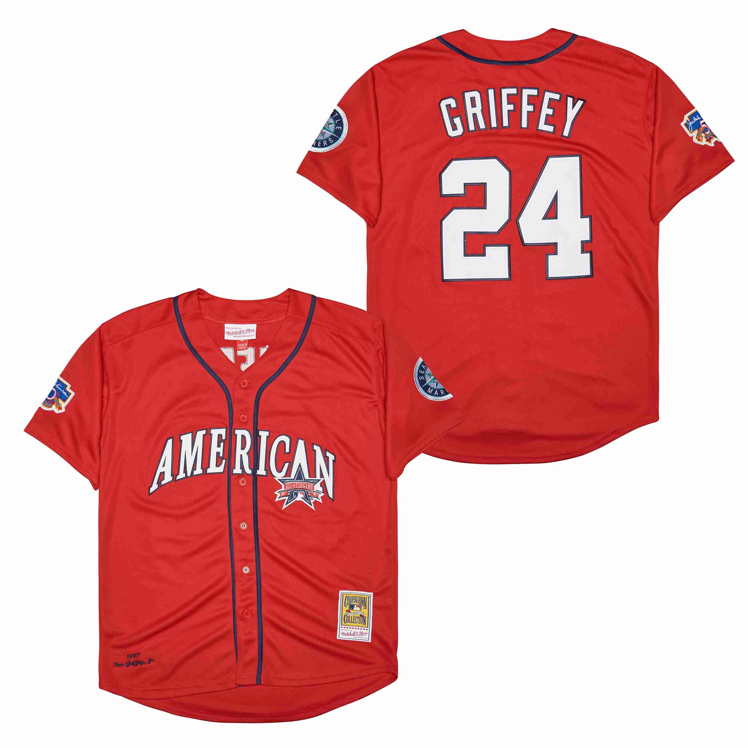 Ken Griffey Jr. Seattle Mariners All Star Jersey Mitchell & Ness – Classic  Authentics