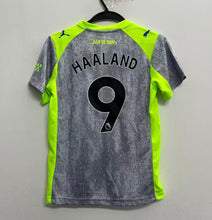 Erling Haaland Manchester City Puma Youth Kids 2025/26 Third Replica Jersey - Green/Neon Green