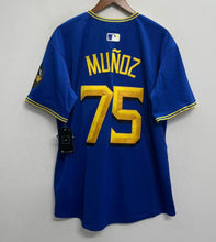Andres Munoz Seattle Mariners Official MLB Nike Jersey blue
