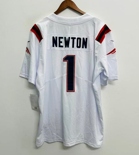 Cam Newton New England Patriots Official NFL NIKE Jersey white