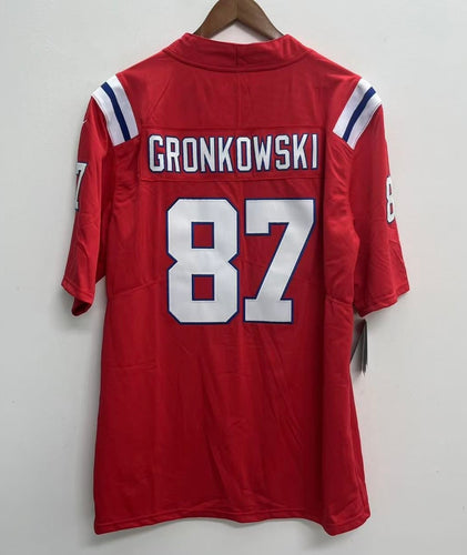 Rob Gronkowski New England Patriots NFL Nike Jersey red
