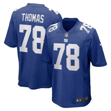 Andrew Thomas New York Giants official NFL Nike Jersey blue