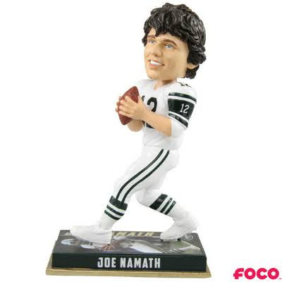 Joe Namath New York Jets Bobblehead Forever Collectibles