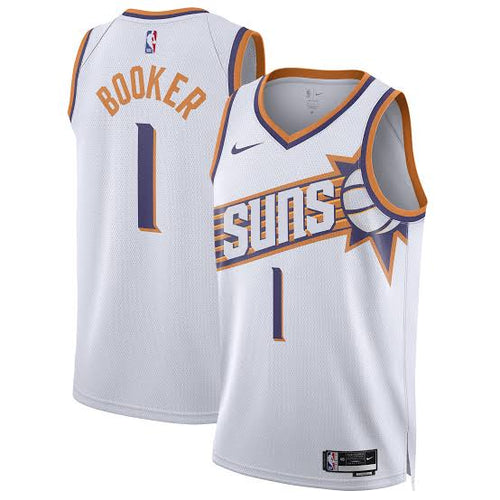 Devin Booker Phoenix Suns Official NBA Nike Jersey white