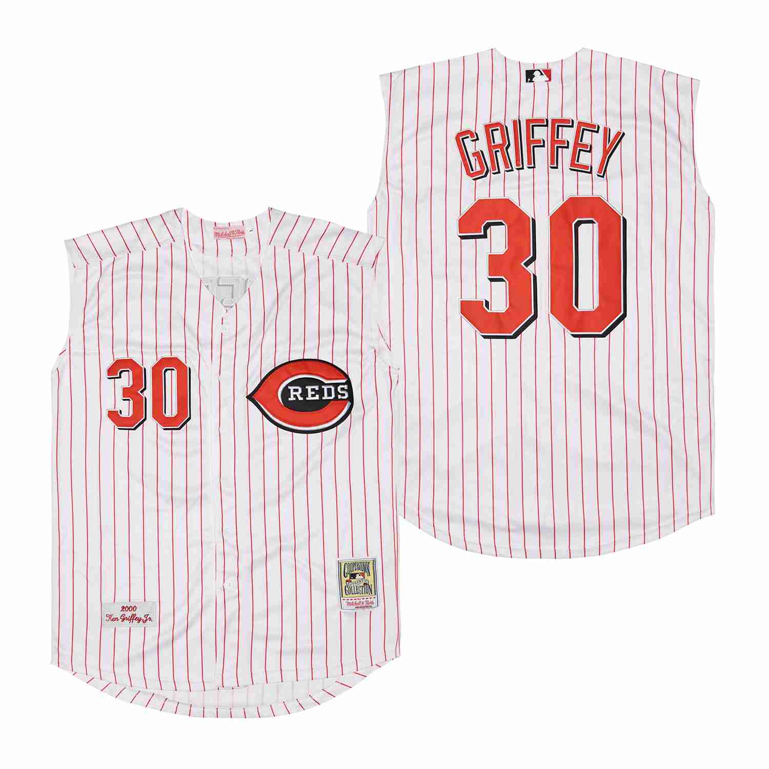Ken Griffey Jr. Cincinnati Reds sleeveless Jersey Mitchell & Ness