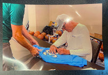 Larry Bird autographed Indiana State Nike jersey COA Photo signing