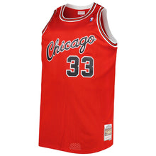 Scottie Pippen Chicago Bulls Official NBA Mitchell & Ness red Retro Jersey