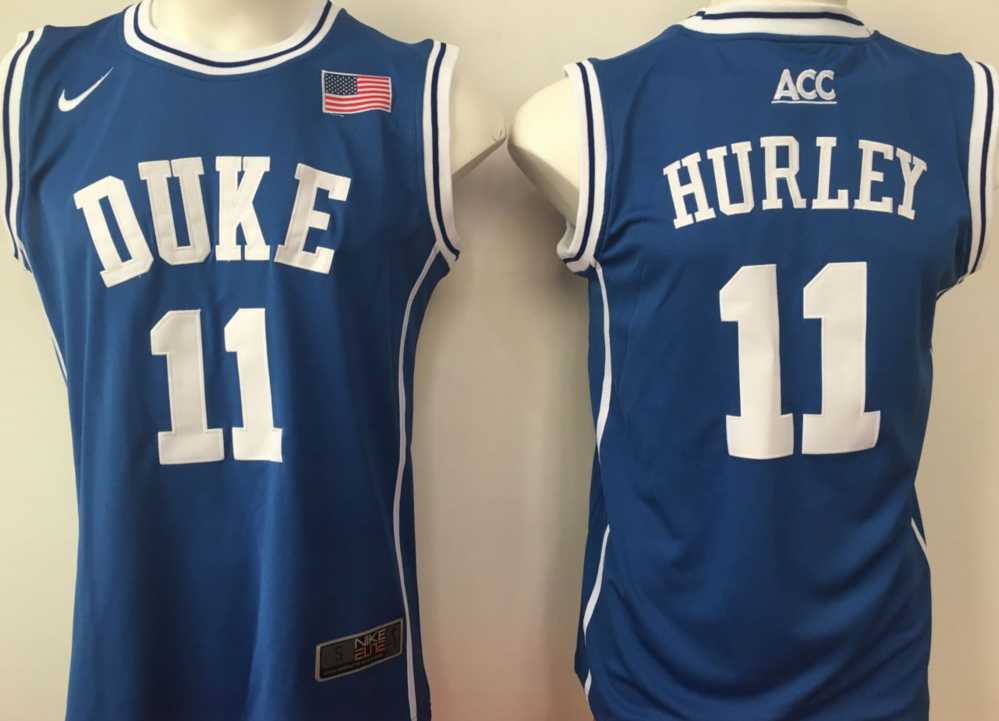 Bobby Hurley Duke Blue Devils NCAA Nike jersey Blue